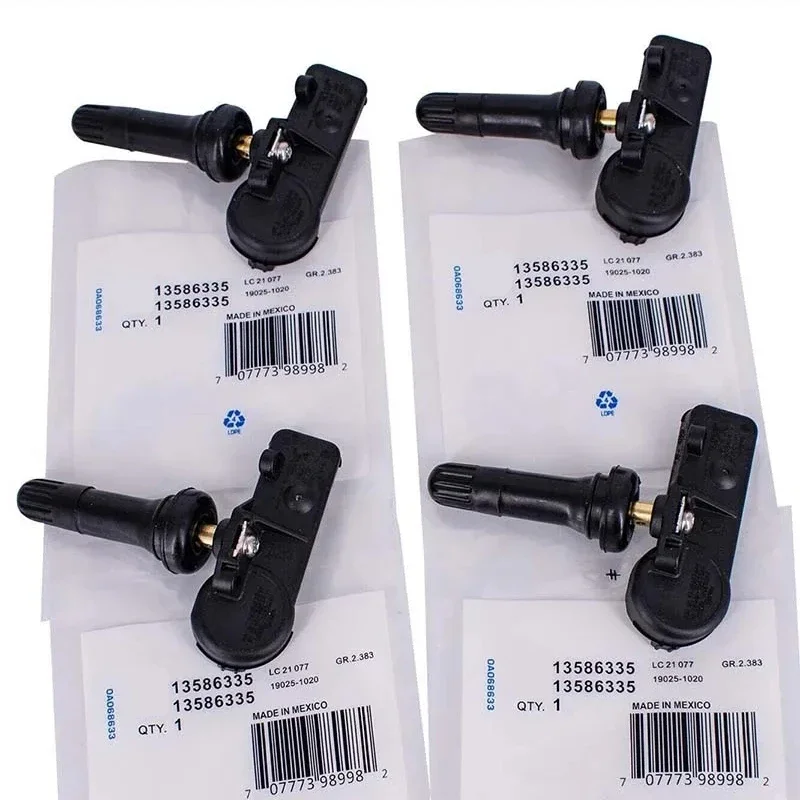 4pcs 13586335 For GM Tire Pressure Sensor TPMS Chevy Silverado Suburban Tahoe Travers 20923680 22853741 25920615