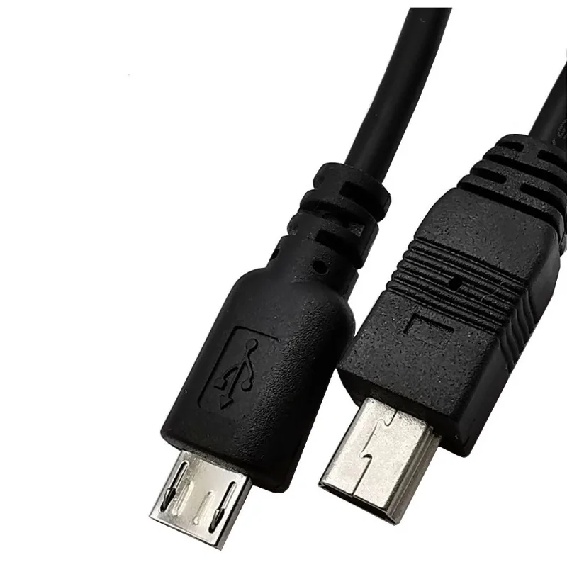 Двойной адаптер USB3.1 Type-C к Mini 5P/Micro USB OTG, односторонняя передача данных