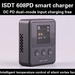 ISDT 608PD intelligent charger dual-mode input APP controls high brightness IPS screen