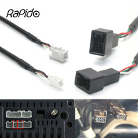 for Mitsubishi Original USB Conector Male to Female Car in Aftermarket Android Multimedia 4 6Pin Conversion Cable Adapter