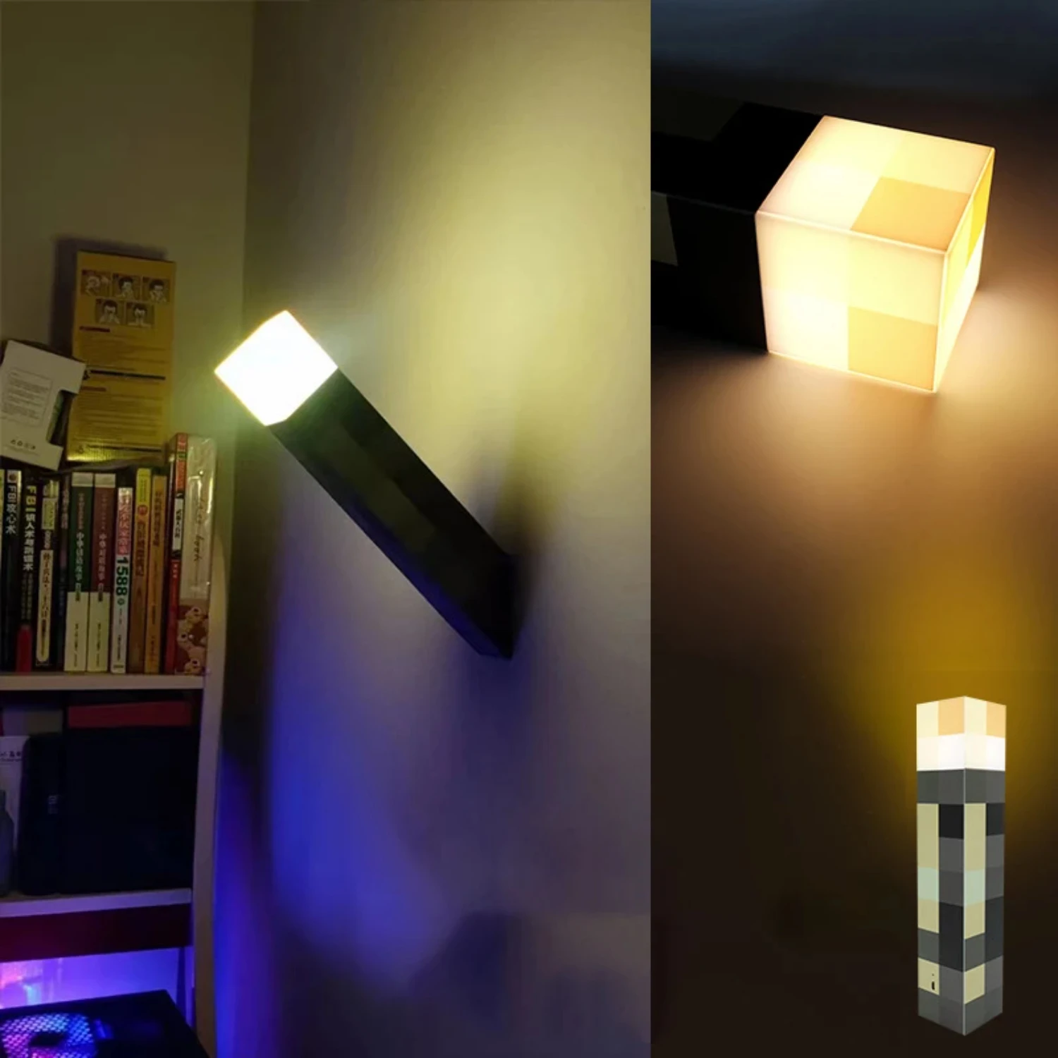 Stylish and Functional Rechargeable USB Brownstone Torch Light in Vibrant Colors - Convenient Built-in Rechargeable Battery, Ide