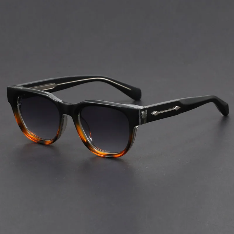 New Men's Advanced Ultra Light Coarse Frame Fashion Square Sunglasses Women Men Trendy Anti Mist Outdoor Driving Shades UV400