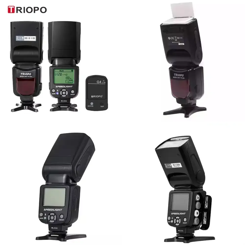 

TRIOPO TR950 II Camera Flash Light with G4 Trigger Transmitter for Nikon Canon Fuji