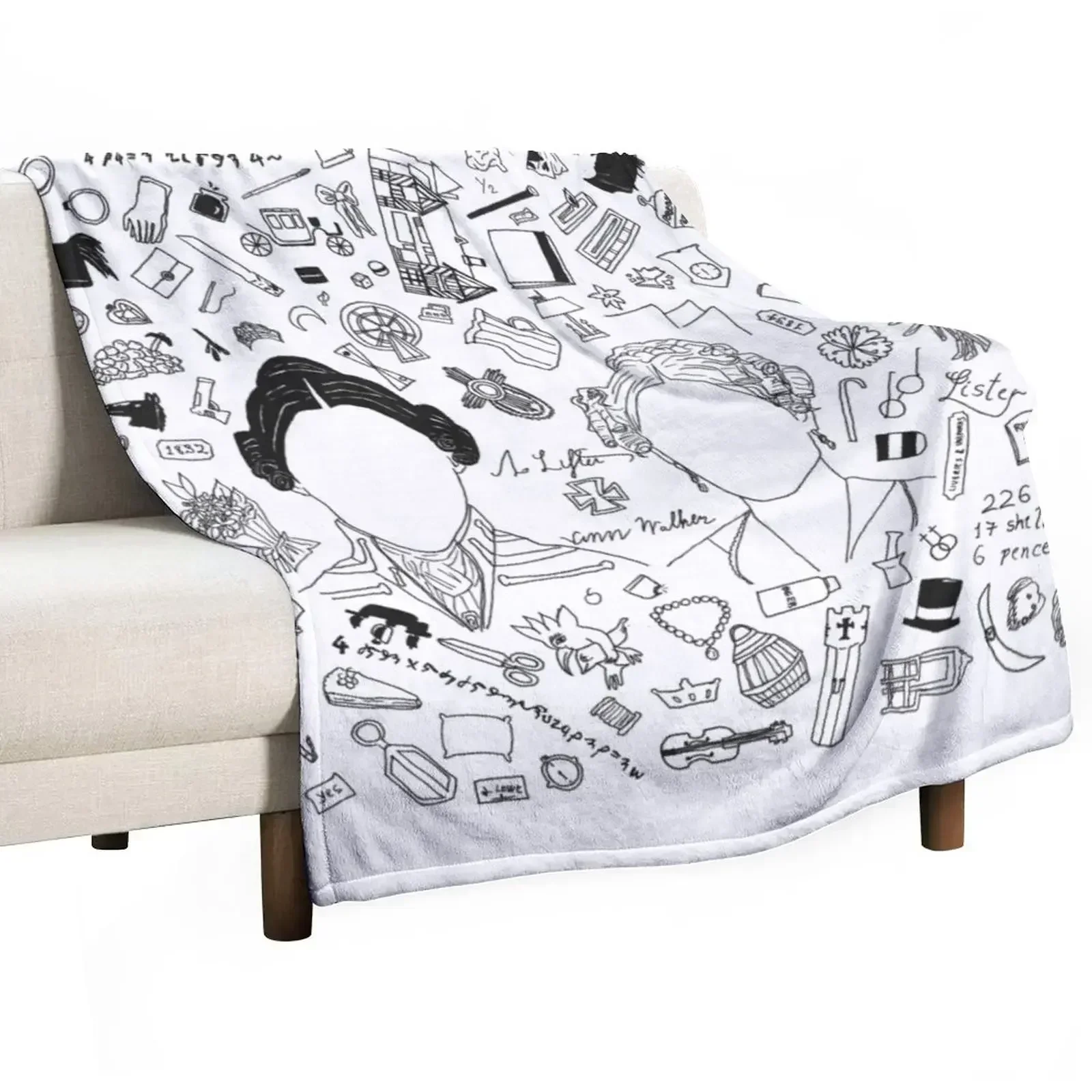 Gentleman Jack Universe t-shirt Throw Blanket Luxury Throw Soft Big Beautifuls Sofa Quilt for winter Sleeping Bag Blankets