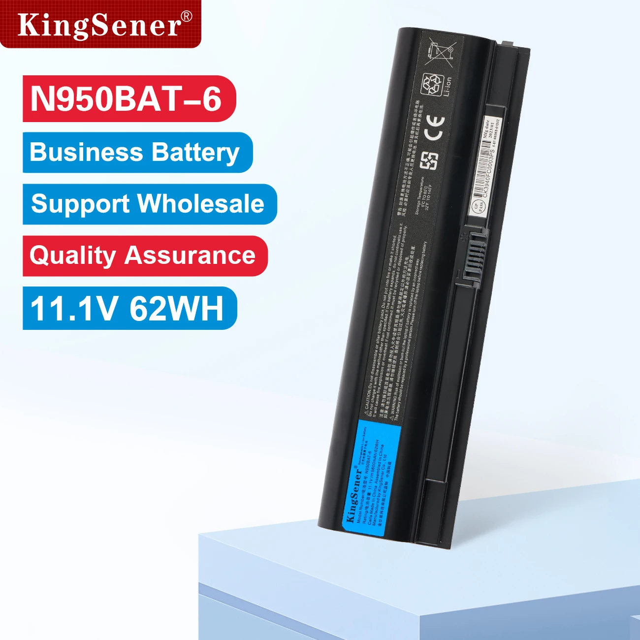 

KingSener N950BAT-6 Laptop Battery For Hasee ZX7-CP5G ZX7-CT5DA ZX8-CT5DA ZX8-CR5S1 TX7-CT5A1 TX8-CT5DH TX8-CT7DK GX9-CT5DK