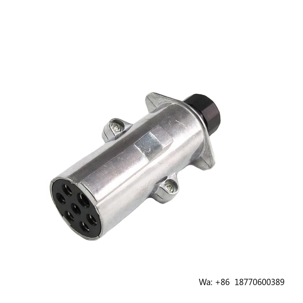 High-Quality Customized Logo ISO 1185 7 Pin Trailer Plug 24V 12V  N Type European CE Trailer Plug