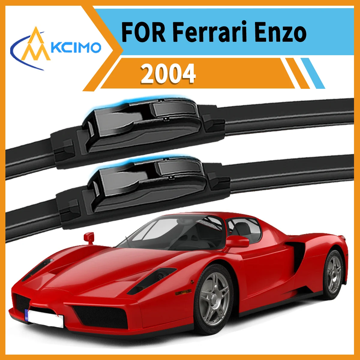 

Drive Confidently 2PCS Premium Wiper Blades for Ferrari Enzo F140 2004 All-Season Clarity Strong Frame Smooth Wipe