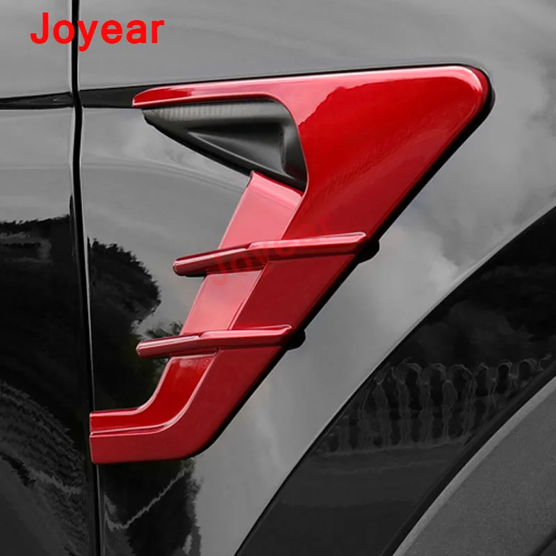 For Tesla Model 3/ Y 2020-2022 Car Leaf Board Camera Shield Side Protective Scratch-proof Cover Decoration Exterior Accessories