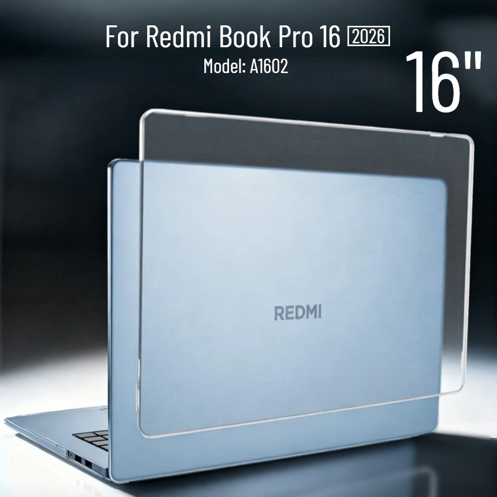 Carcasa Rígida Mate para Xiaomi Redmi Book Pro 16 2026 (Modelo A1602, 16 Pulgadas), Funda Protectora Antigolpes y Antiarañazos para Portátil