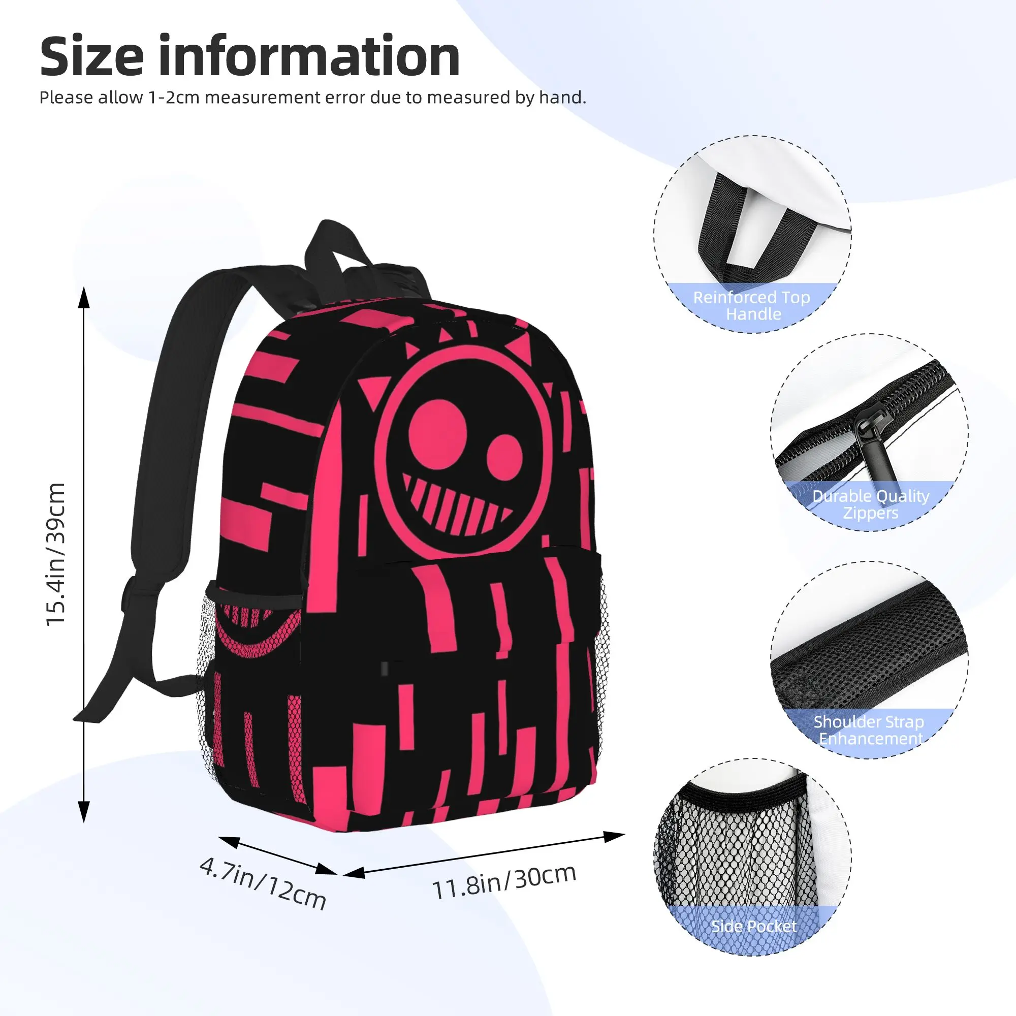Just Shapes And Beats Blixer  Backpack Hot Sale Daypack Large Capacity Boys Girls BookBag Shoulder Bags for Men Women School Bag