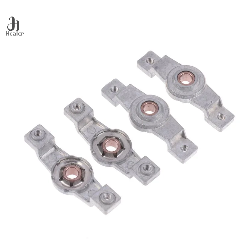 2/4 pezzi staffa motore polo ombreggiato per motori YJ61 con palo coperto supporto blocco albero cuscinetto supporto di fissaggio