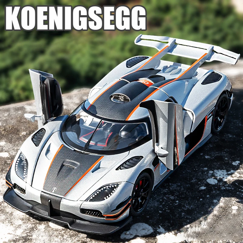 1:32 Koenigsegg ONE 1 One:1 Alloy Model Car Toy Diecasts Metal Casting Sound and Light Car Toys For Children Vehicle