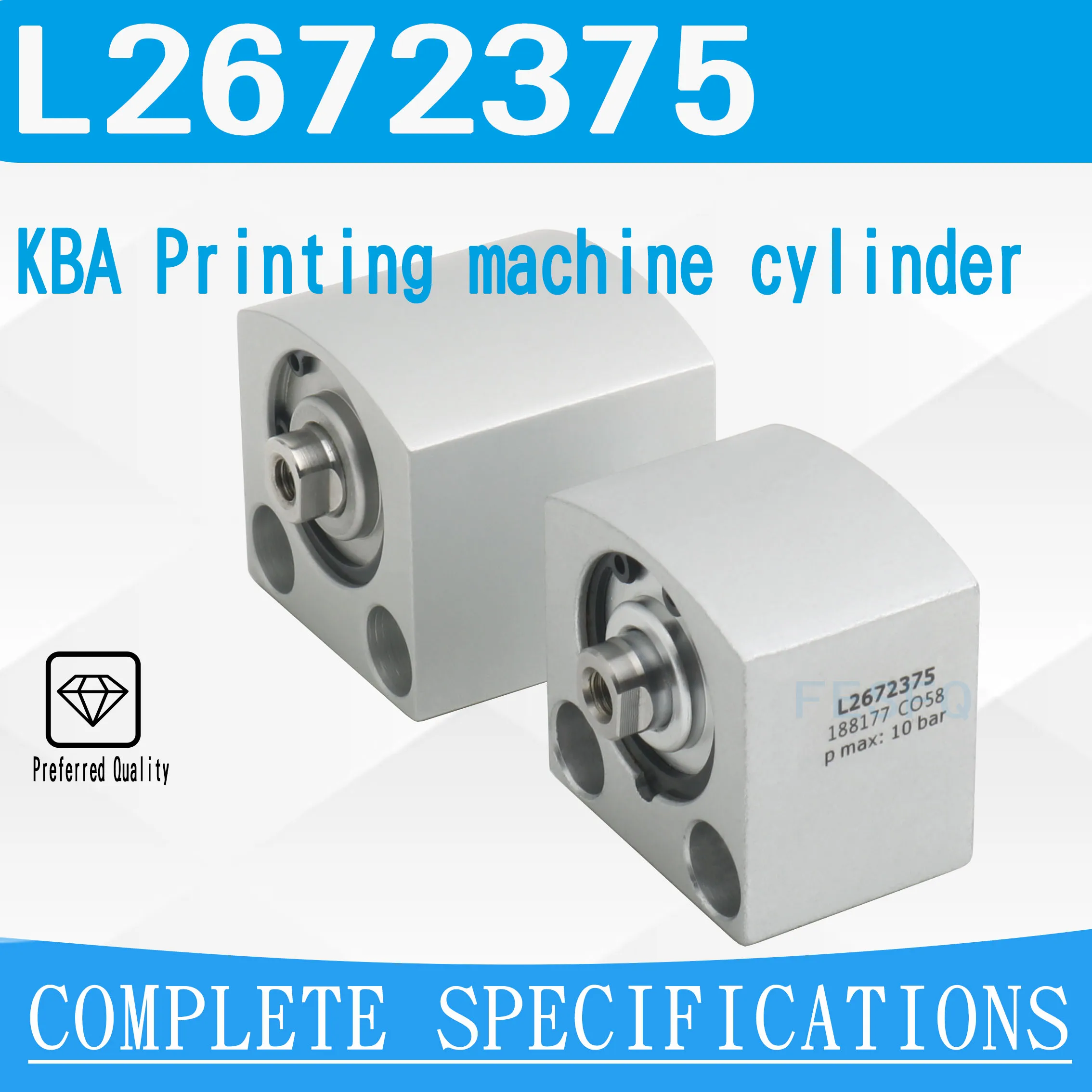 

Цилиндр печатной машины KBA L2672375 188177 ADVC-25-15-I-P 188179 ADVC-25-5-I-P 188177