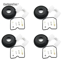 4 Sets For Kawasaki GPX750 1987 1988 1989 1990 GPZ900R 1984 1985 GPX 750 GPZ 900 R Carburetor Repair Kit carb Membrane Float