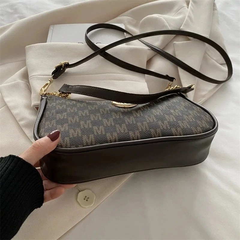 Handtasche im Vintage-Stil, Umhängetasche, verstellbarer Riemen, Damen-Messenger-Umhängetasche, elegantes Accessoire, Einkaufstasche, Geldbörse, schick – Detail 25