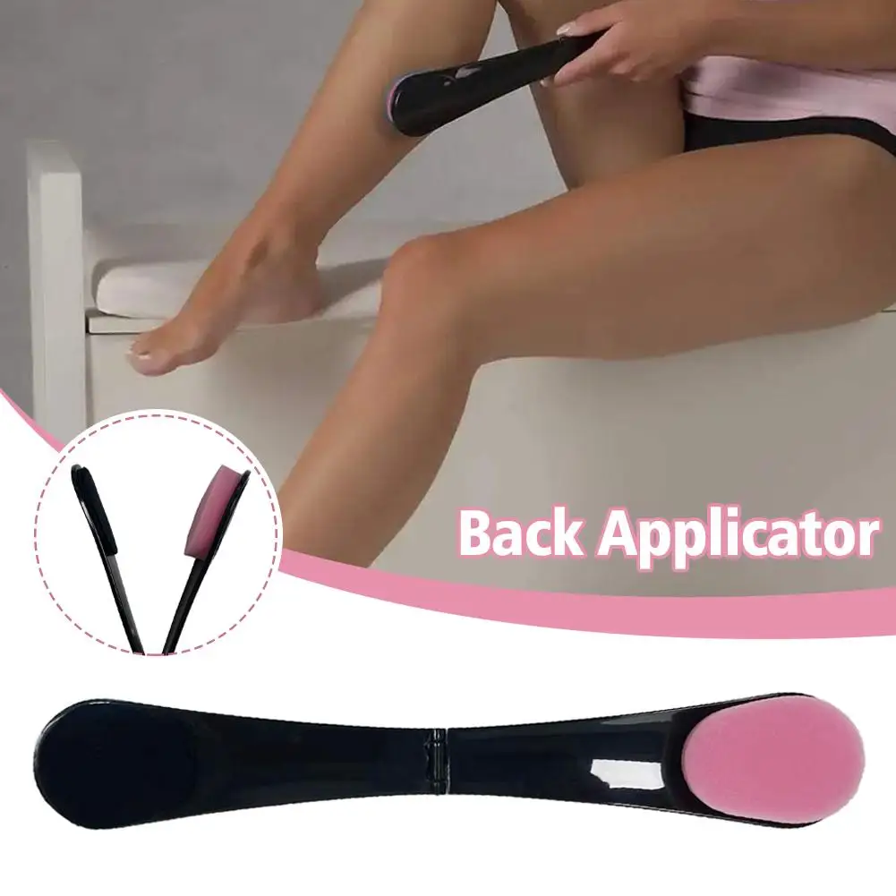 Lotion Applicator Self Sunscreen And Tanning Back Applicator Stick Portable Foldable Streak Free Sunscreen Back Applicator