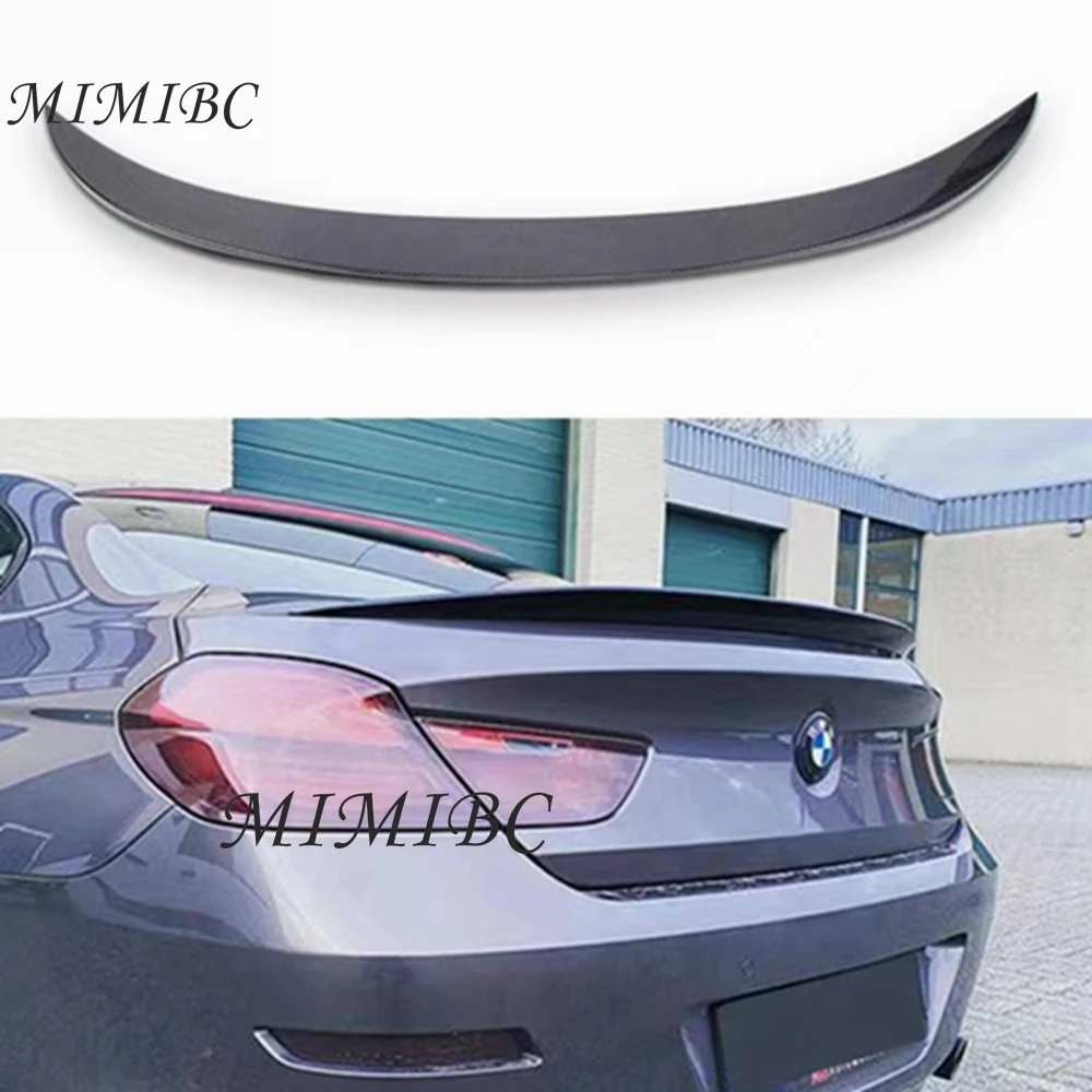 

FOR BMW 6 Series F06 4Door Cran Coupe M6&F13 2Door Coupe M6 M6 Style Carbon fiber Rear Spoiler Trunk wing 2011-2023Forged carbon