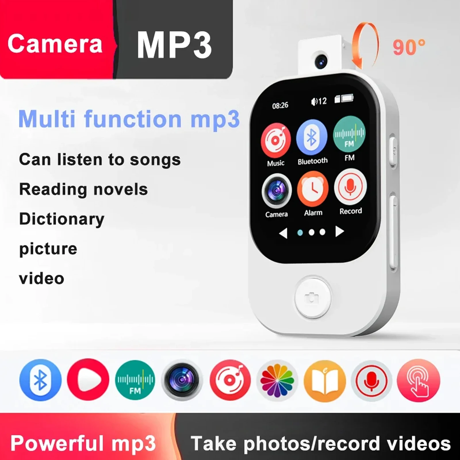 Lecteur MP3 HiFi 2026 Nouveau  - Audio Music Recorder avis et prix
