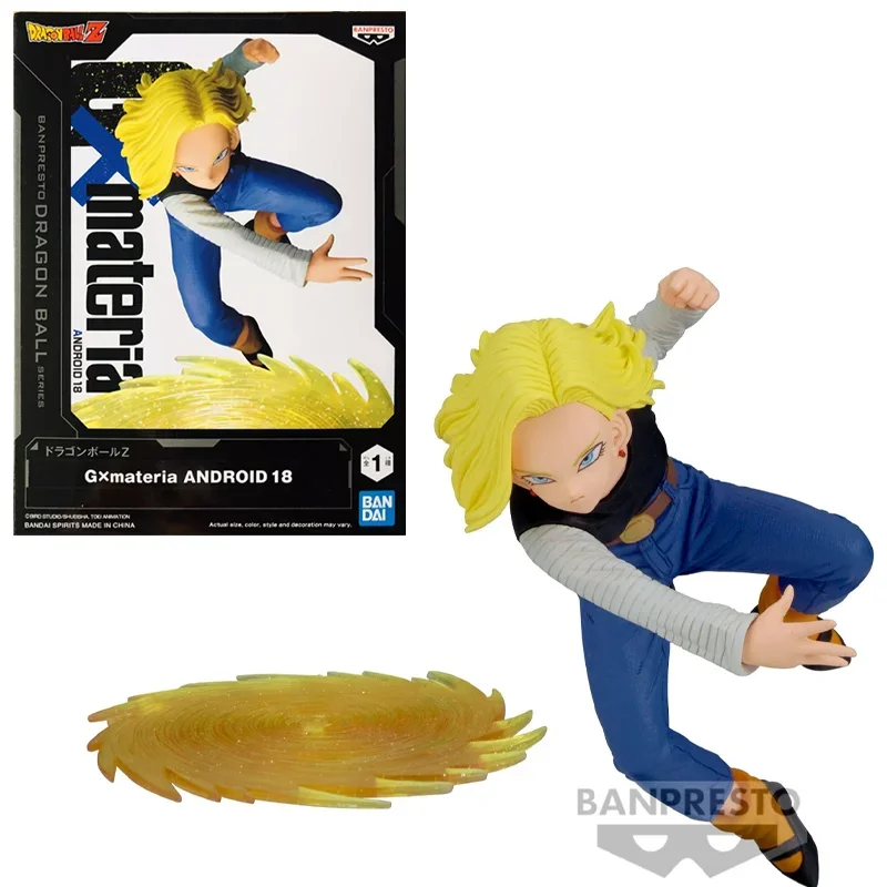 

Banpresto Original Dragon Ball Z ANDROID18 Anime Action Figure Toys For Boys Girls Children Birthday Gifts Collectible Model