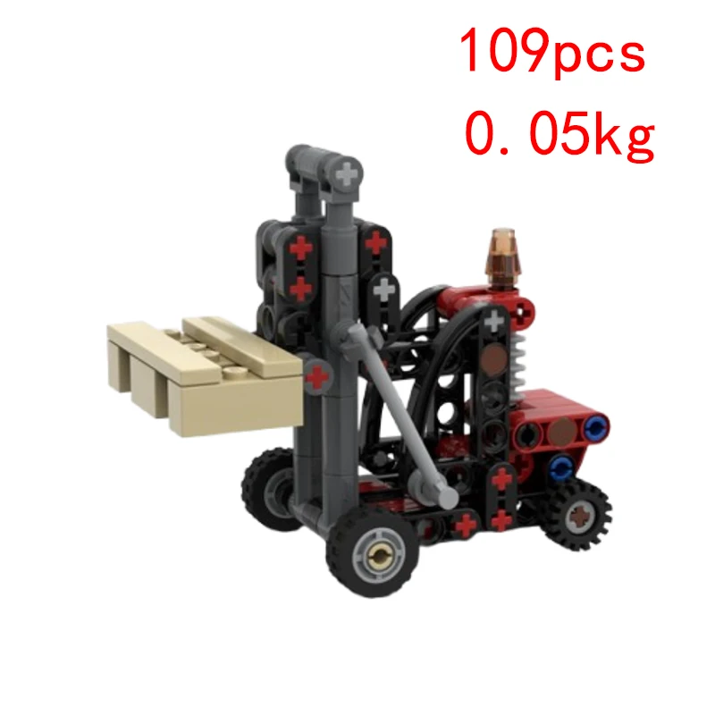 بقعة MOC-57739 109 قطعة 153524   مكعبات بناء تجميع الجسيمات الصغيرة رافعة شوكية صناعية لعبة مجسمة مجموعة هدايا الحلي