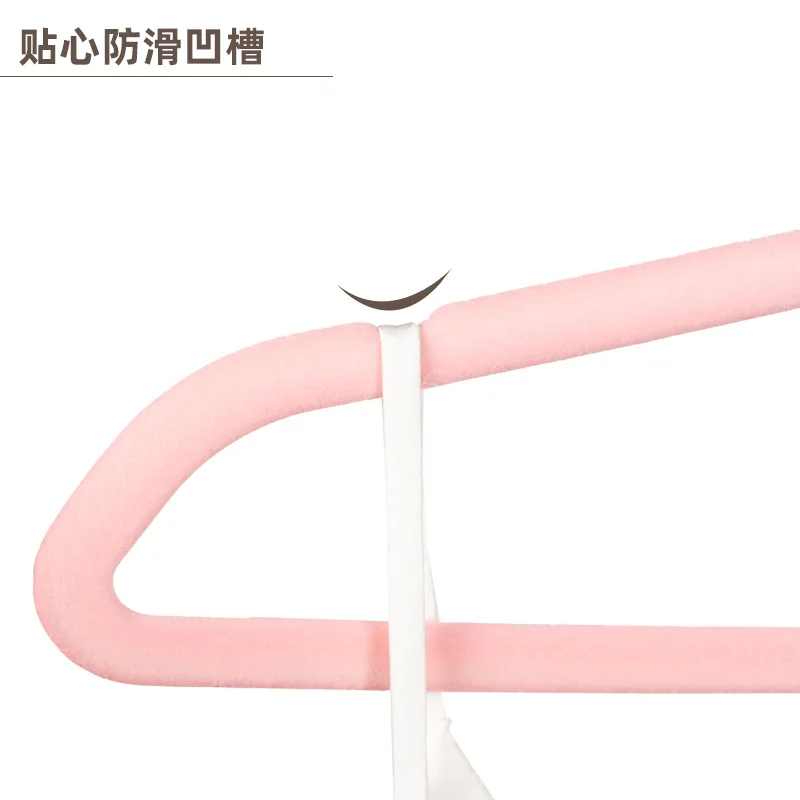 10pcs/Lot Hanger Clothing Store Coat 35cm/30cm Velvet Clothes Hangers Hooks for Adult/Child Clothes Hangers Rack Dress Hooks