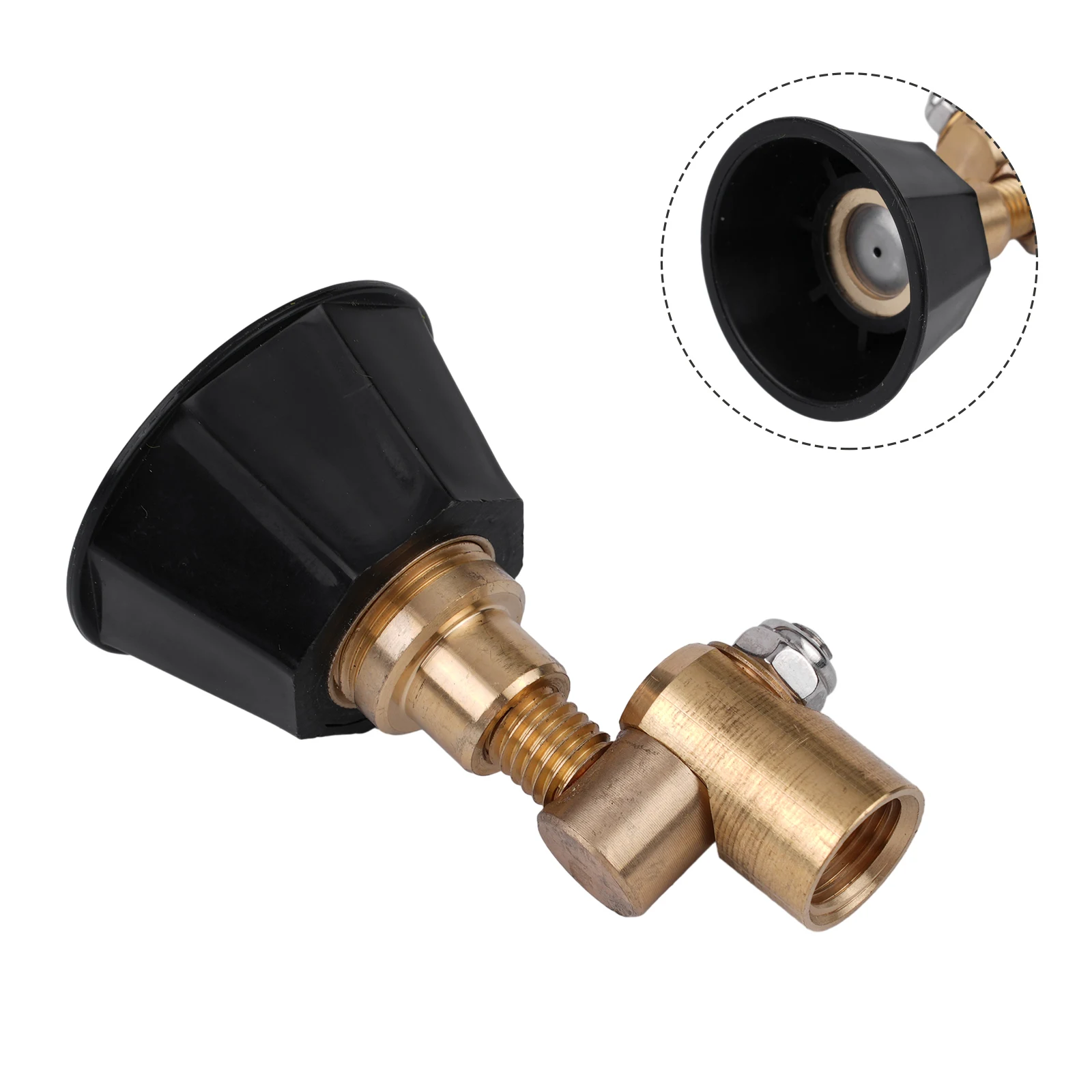 

Cyclone Nozzle Nozzle Anti-corrosion Agricultural Black Copper Garden Multiple Modes Sprinkler Head Stainless 14x1.5 1PCS