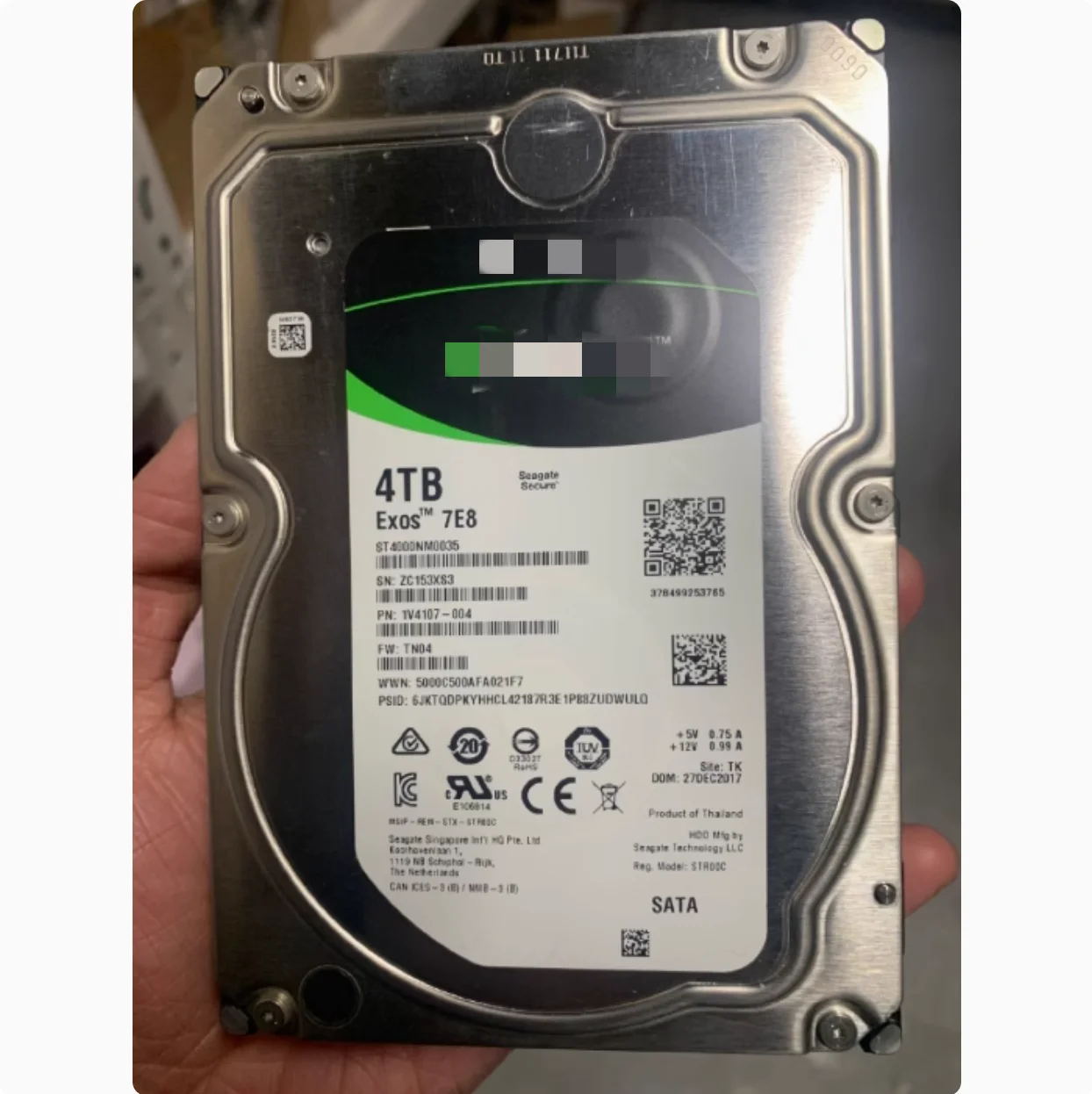 ST4000NM0035 SATA 4T 7.2K 128M 3.5 hard drive