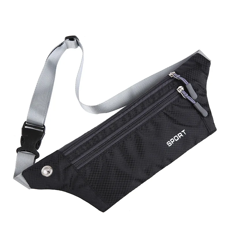 Outdoor Sports Nylon Waist Bag For Men And Women, Running, Fitness, Cycling, Mobile Phone Multifunction Travel Waist Bag