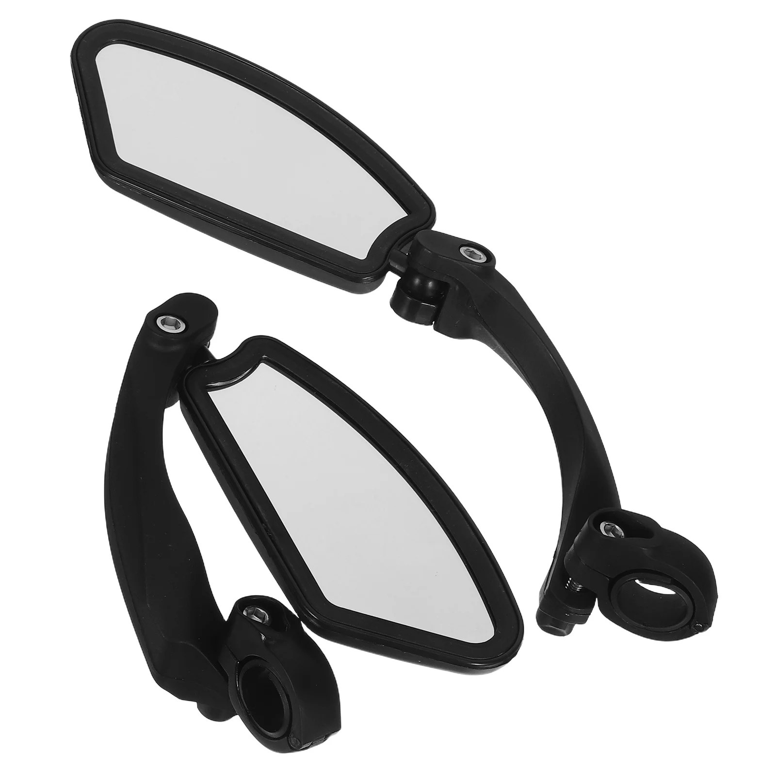 2 مجموعة دراجة الرؤية الخلفية قابل للتعديل Hd للطرق الجبلية دراجة كهربائية مقاومة للرياح دائم المقود دراجة مرآة سكوتر الجانب