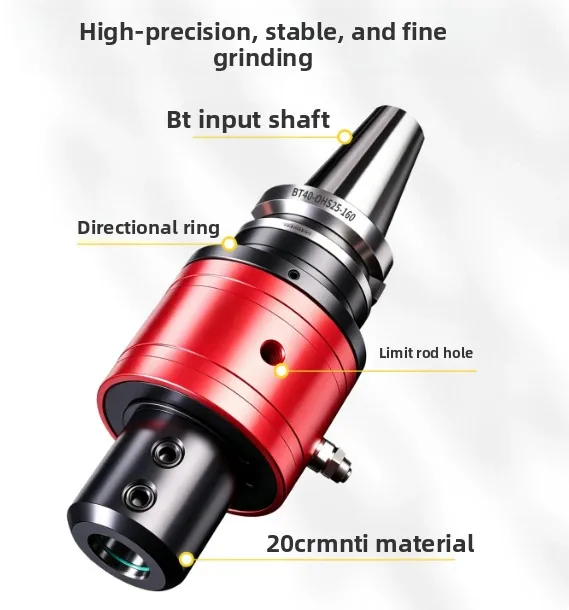 Machining center external rotation inner cold oil circuit U drill shank BT40/50 side fixing 3220 built-in high-speed bearing
