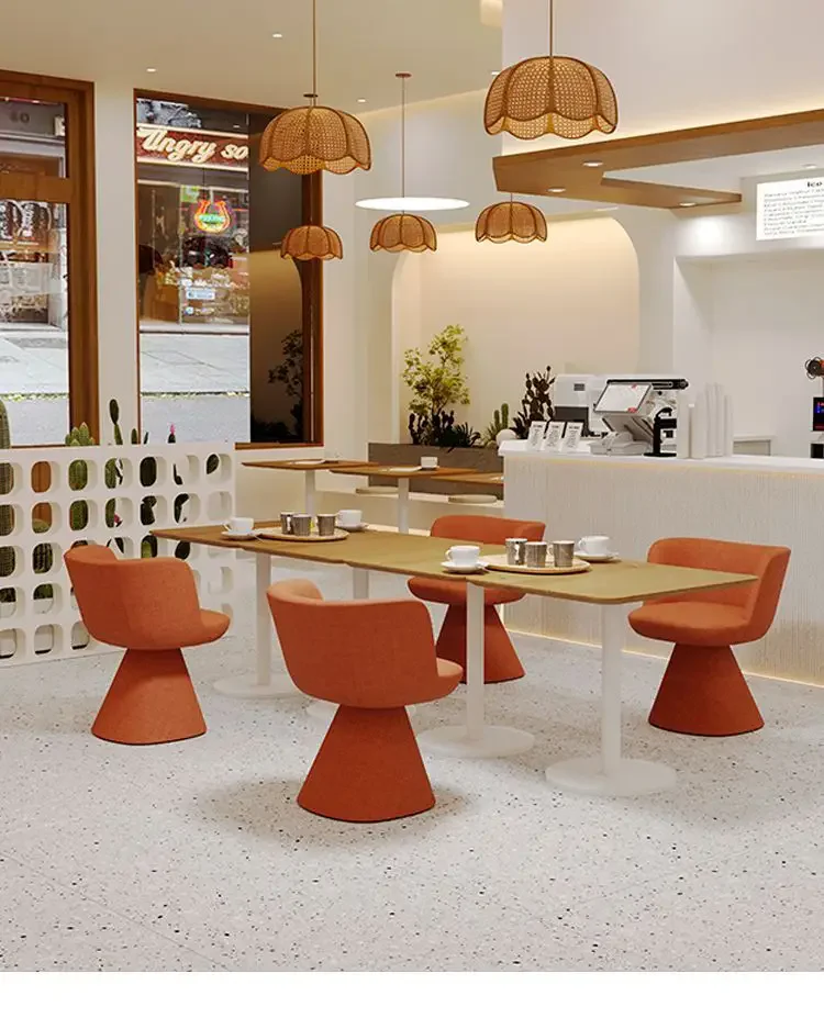 Nordic rotatable makeup chair cream wind designer home online celebrity ins wind lazy dinning bedroom restaurant chair