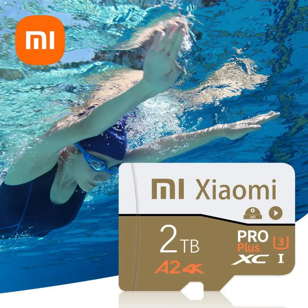 Xiaomi Micro SD Card 2TB Waterproof Smart A2 Class10 Flash High Speed SD TF Memory Card 1TB Cartao De Memoria for Mobile Phones