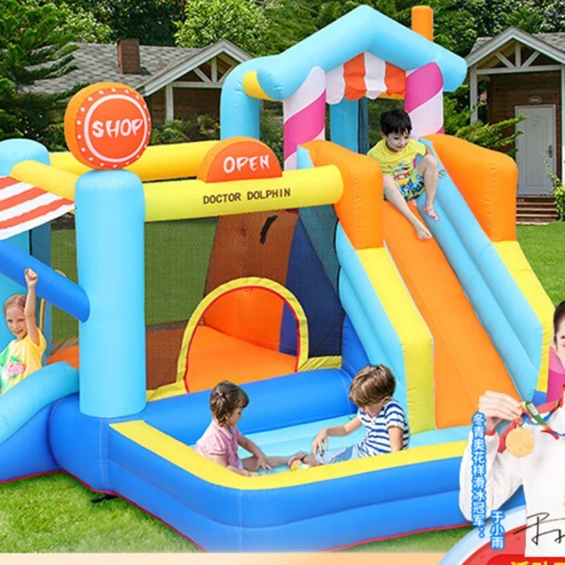 

Children's Trampoline Home Indoor and Outdoor Slide Trampoline Amusement Park Naughty Castle