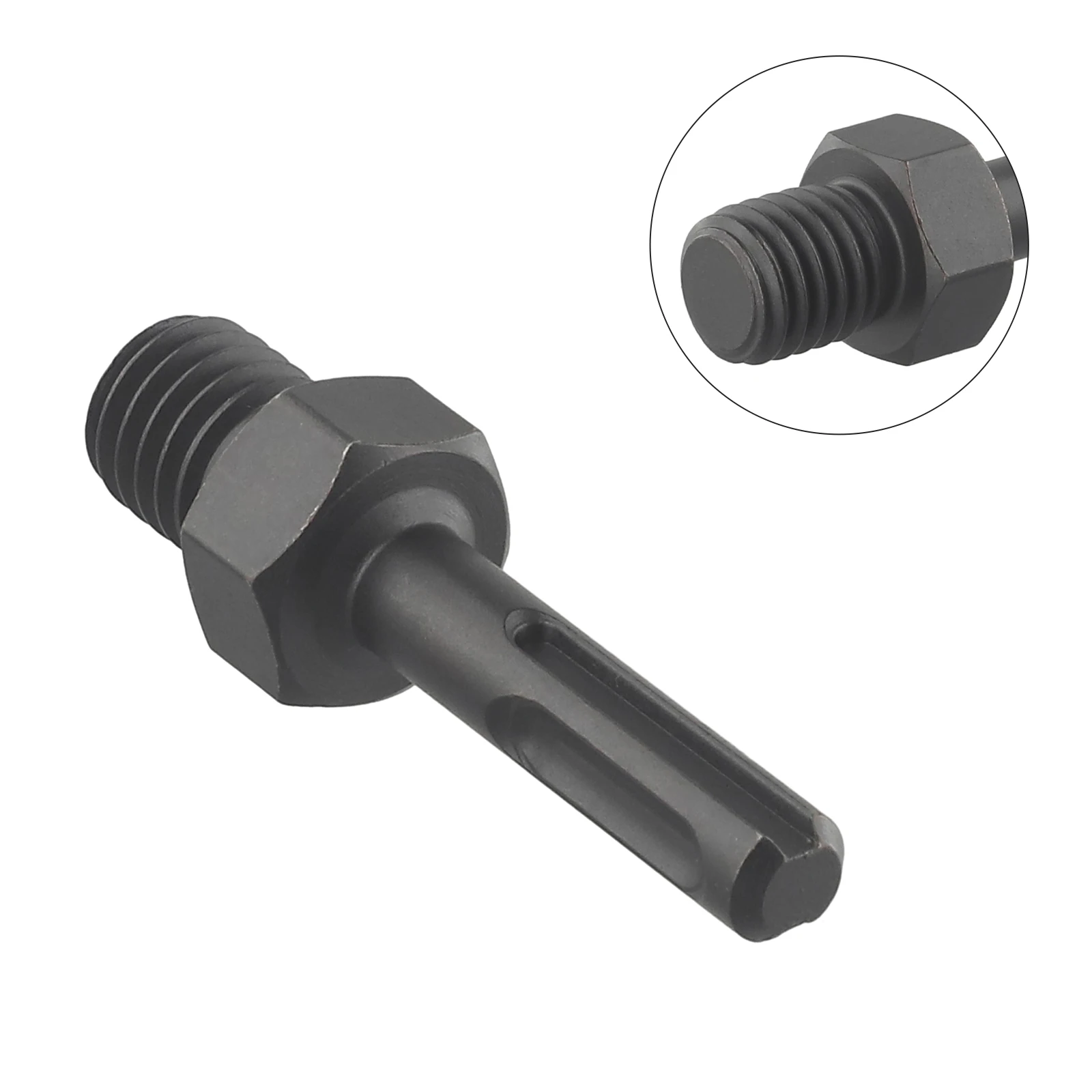 1PC Drill Converters M14/M16 Thread Core Bit Connecting Rod Triangular SDS Shank