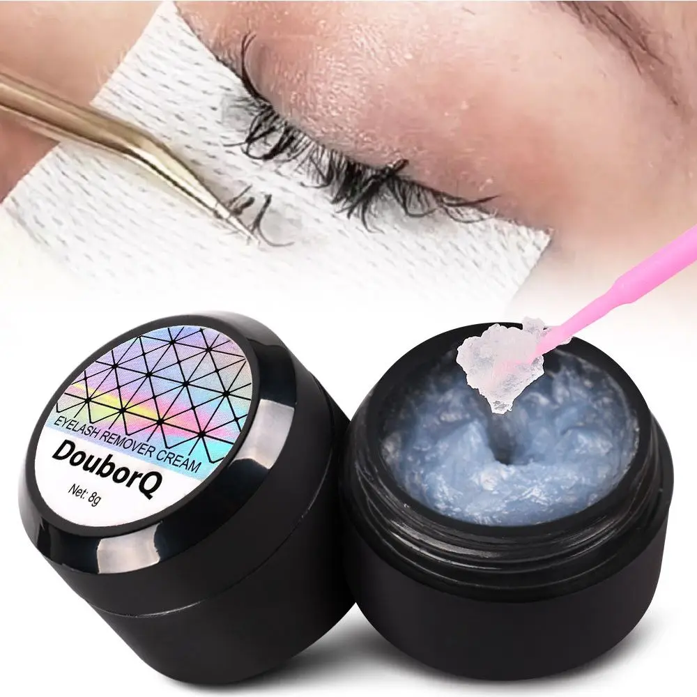 Gel Adhésif pour Extensions de Cils, Crème Dissolvante, Non Irritante, Colle, Cosmétique