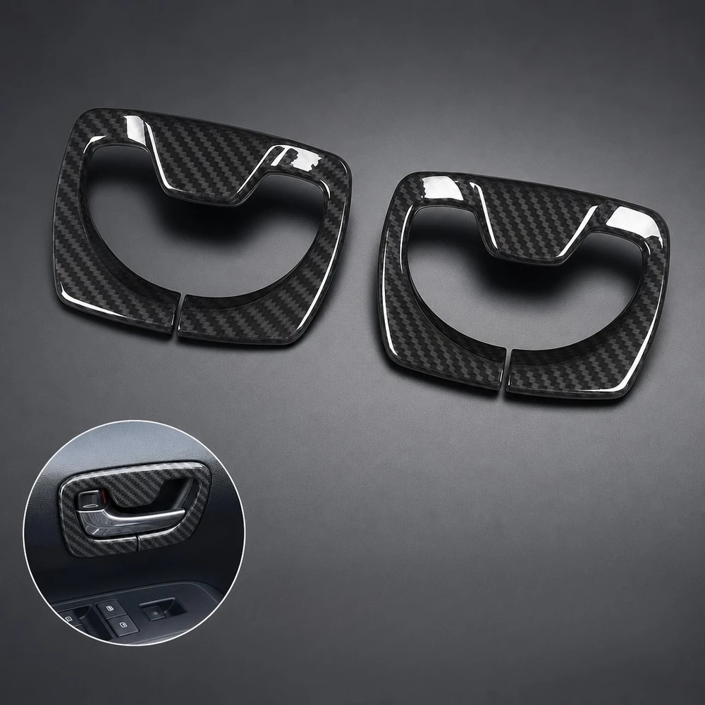 Carbon Fiber Seat Belt Buckle Protective Trim For BMW 3 Series GT 320Li 5 Series 525Li Car Interior Modification Decor Patch