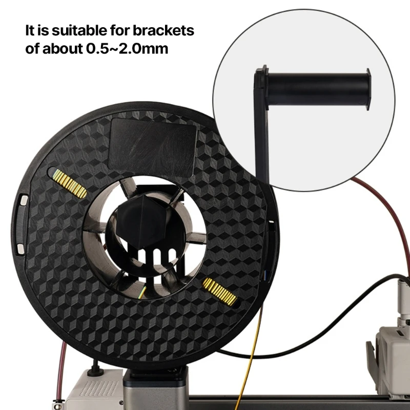 3D Printers Filament Rack Spools Holder with Bearing Rotatable Easy Installation