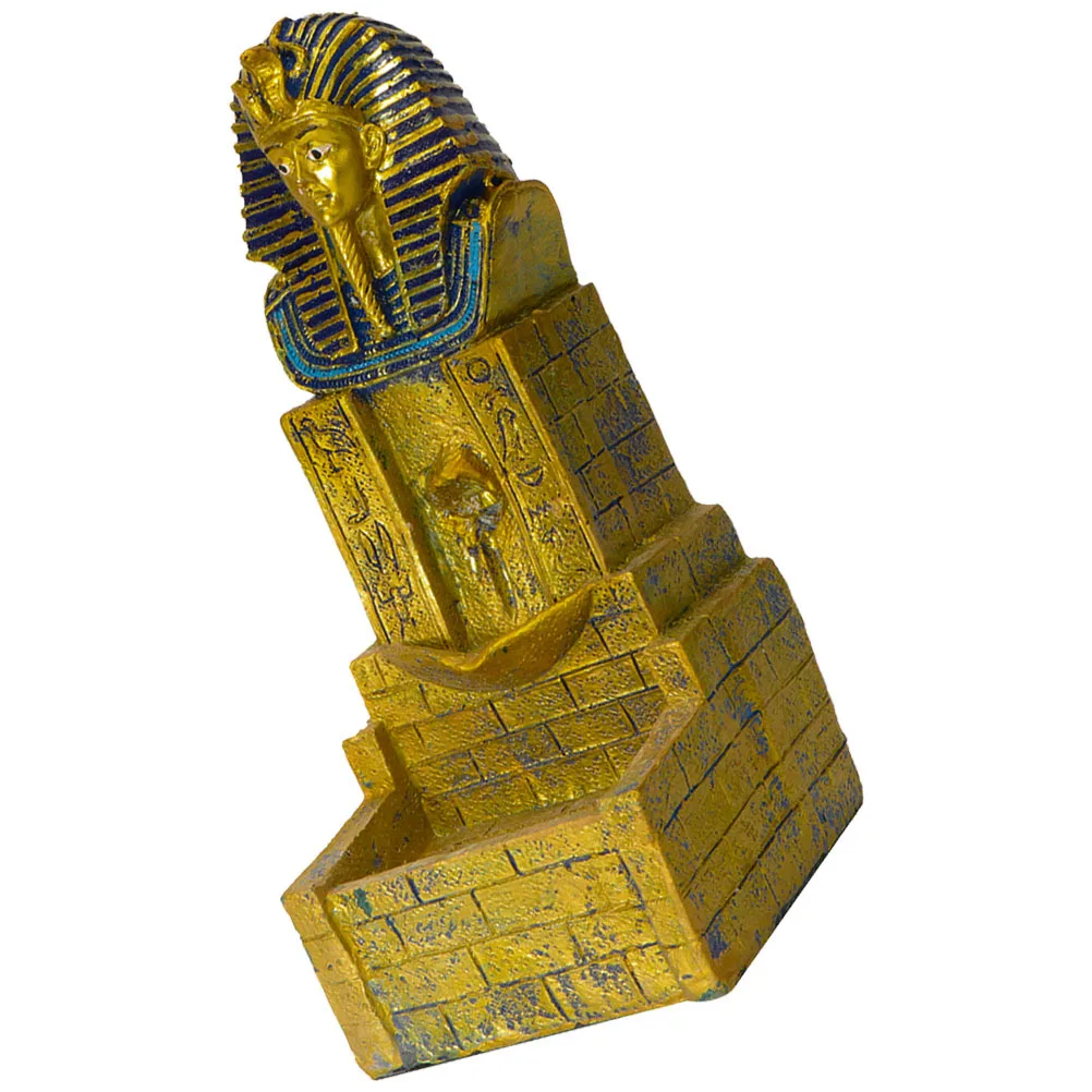 

Egyptian Style Backflow Incense Burner Resin Waterfall Incense Holder Ancient Room Decor Relaxation Gift Decoration