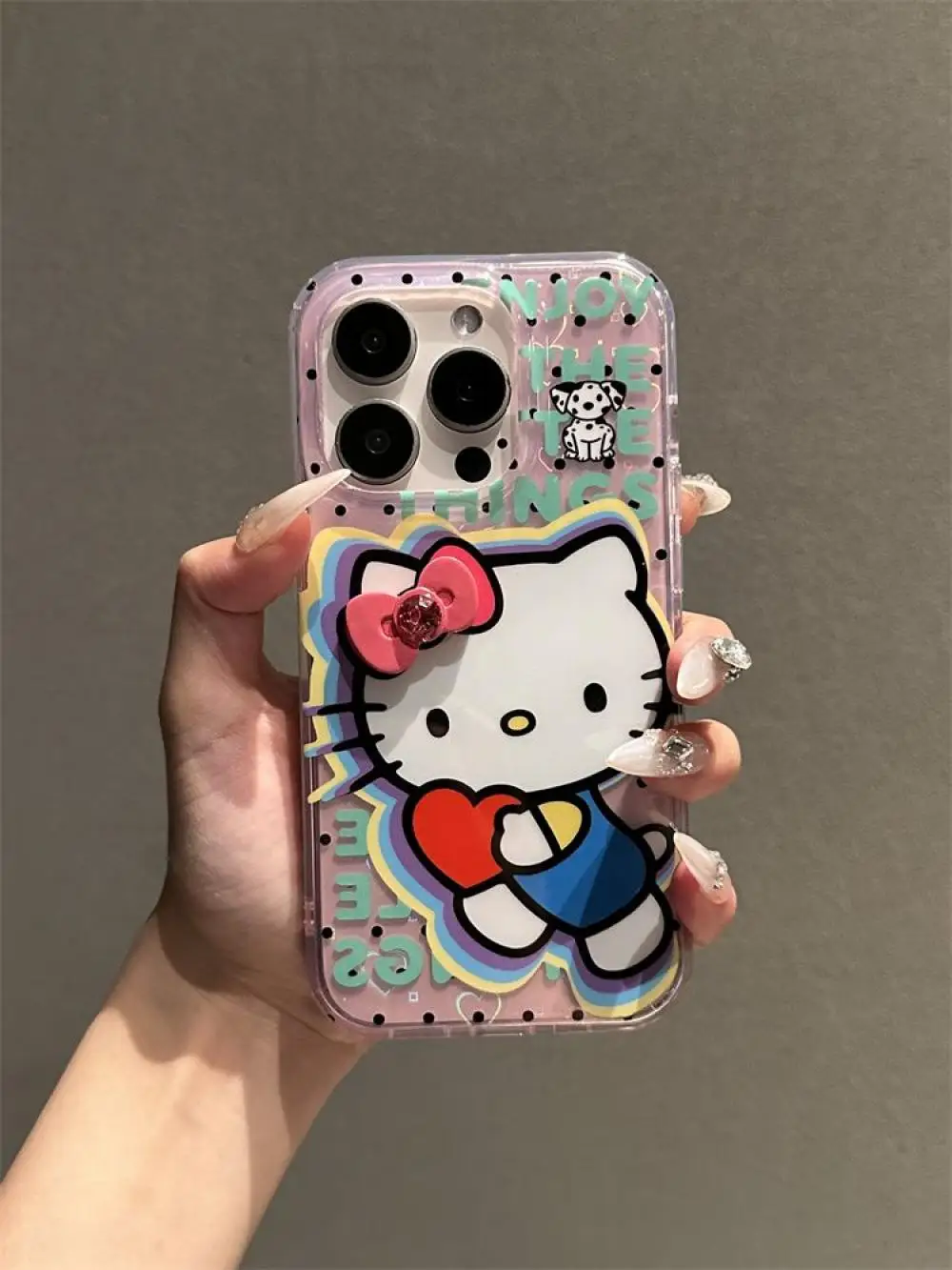 Kawaii Sanrio Hello Kitty Cartoon Phone Case for Iphone 15 11 12 13 14 Pro Max Xs Max Candy Bumper Anime Transparent Cases Cover