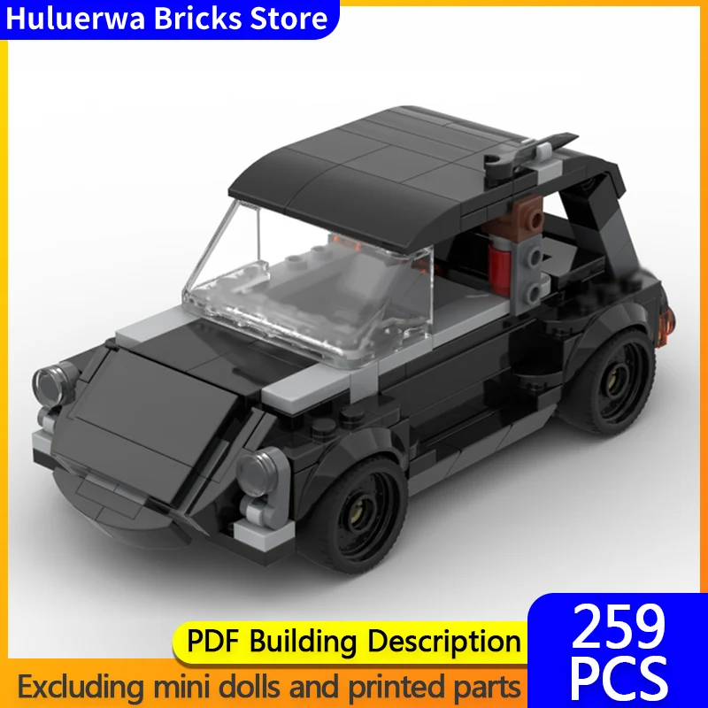 

Speed Racing Car Model MOC Building Bricks Beetle Compact Sedan Modular Technology Children Holiday Gifts Assemble Toys Suit