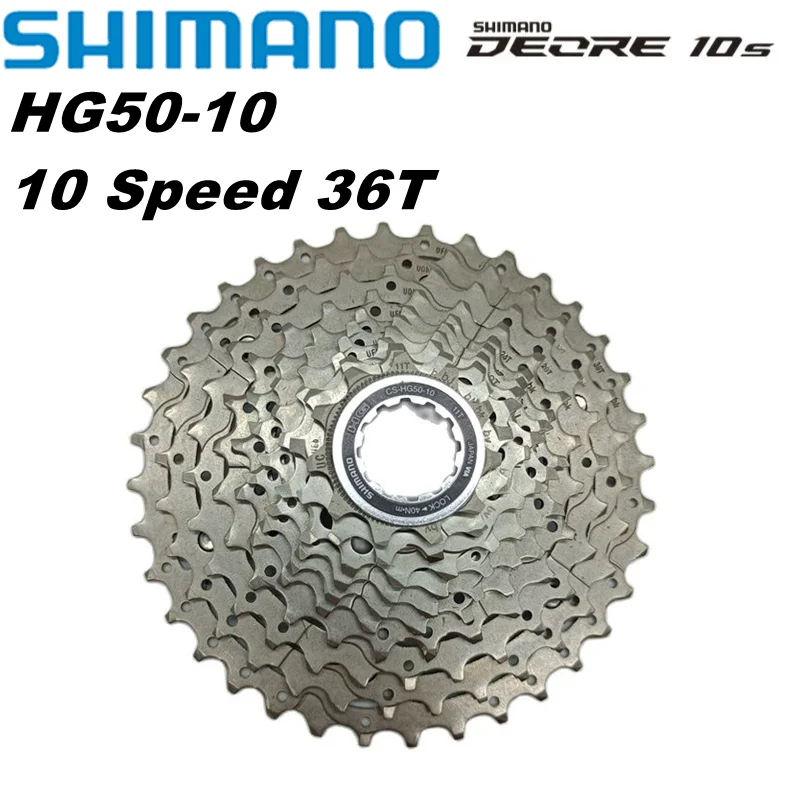 Shimano GRX CS-HG50-10 Cassette 10 Speed HG50-10 Freeewheel 11-36T MTB Bike Cassette Sprocket CS-HG50-10 10S