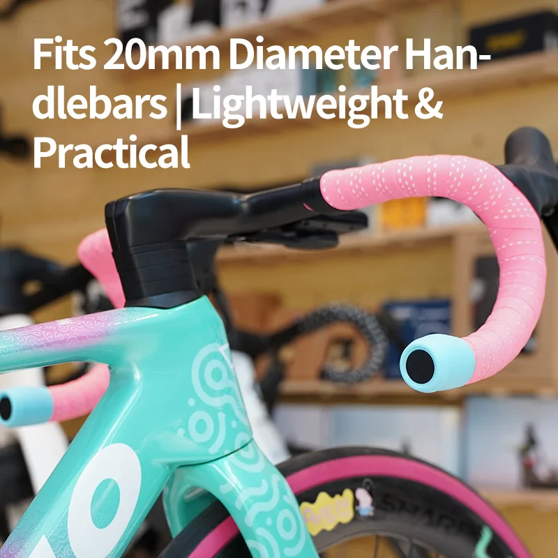 Bicycle Handlebar End Plugs Silicone Protector Sleeves Multi Color Dustproof Fit 20mm Road Bike Drop Handlebar Parts Accessories