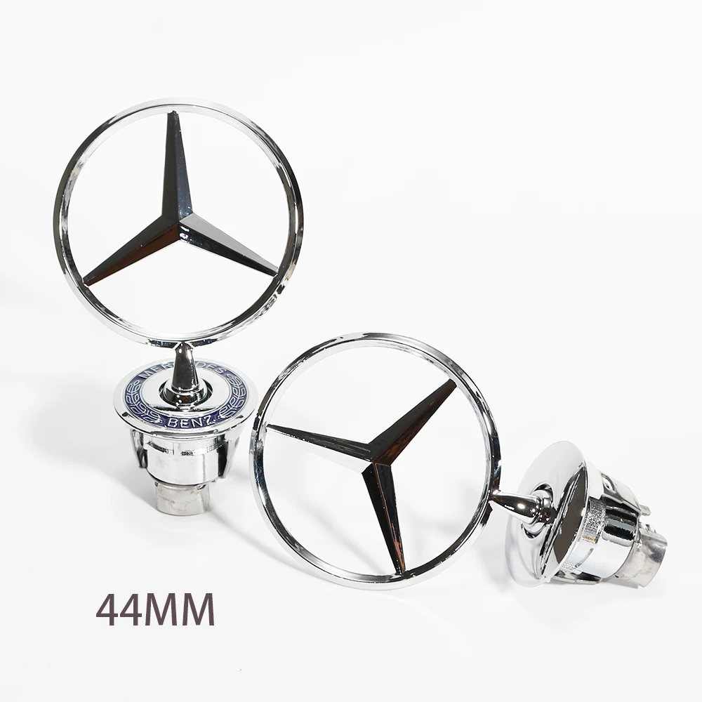 Car Star Hood Badge Front Chrome Logo Hood Marking Mercedes Benz C E S-Class W204 W205 W212 W213 W211 W220 W222 W223 Auto Parts