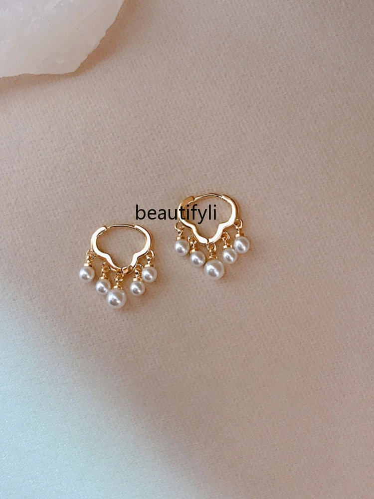 hj Fresh Vintage Earrings 18K Gold Ear-Ring Clip