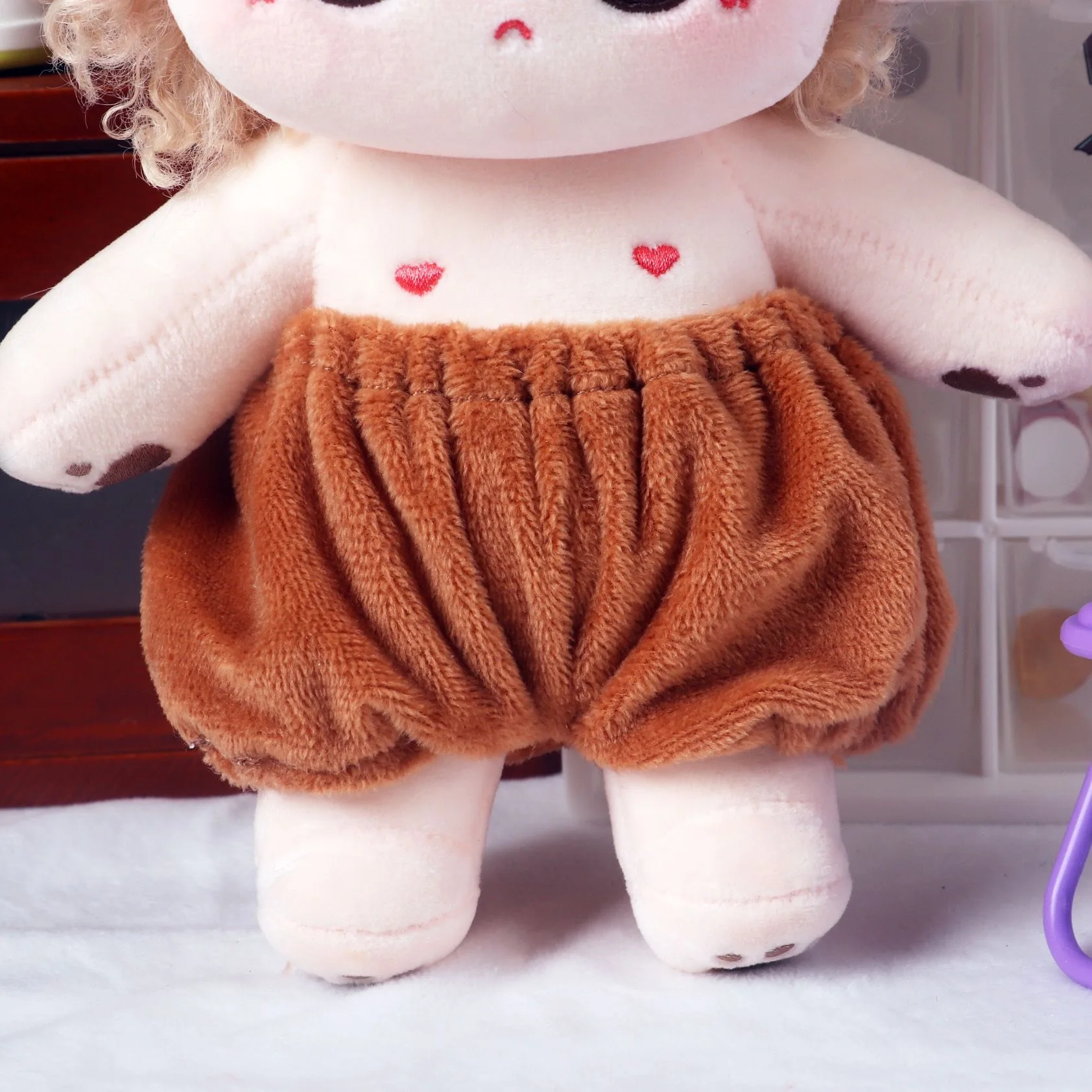 20 سنتيمتر ملابس دمى القطن (السراويل الداخلية) السراويل اليقطين السراويل مكافحة تسرب الأسهم دمية الملابس الداخلية ملابس دمى