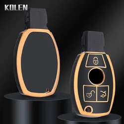 New TPU Car Remote Key Case Cover Shell Fob For Mercedes Benz A C E S G Class GLA CLA GLK GLC CLS W204 W463 W176 W251 W205 AMG