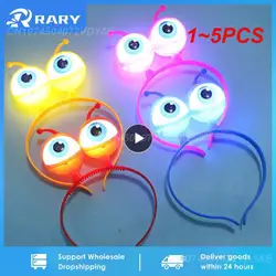 1~5PCS Glow Headband Simple And Delicate Fine Workmanship Glitter Eyeball Headband Festival Party Supplies Mischief