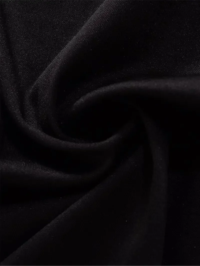 Falda larga para chica, vestido recortado liso con hombros descubiertos, vestido Sexy sin mangas con cuello redondo y muslo dividido, ropa de mujer 2024