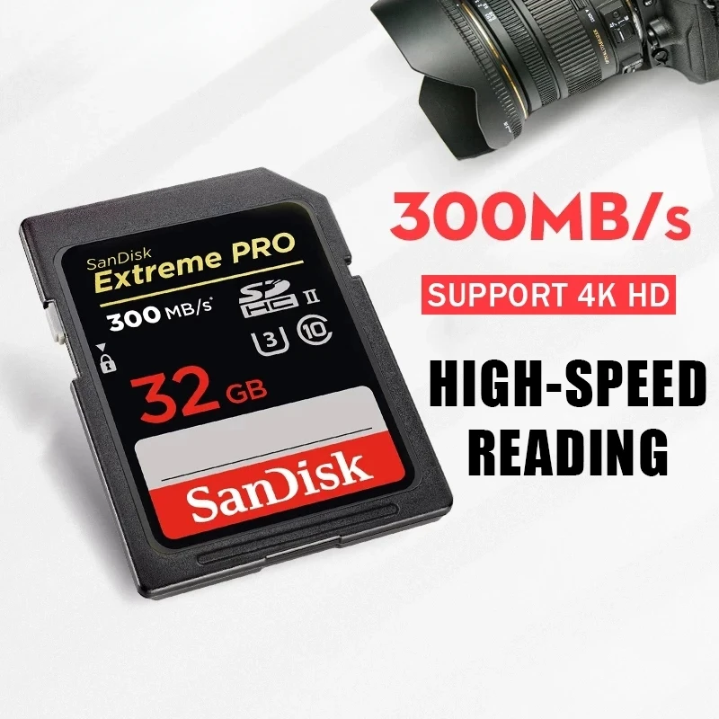 Extreme PRO SD Flash Memory Card 1TB 512GB 256GB 128GB 64GB 32G SDH SDXC UHS-II UHS-I C10 U3 V30 4K V90 8K Full HD Video Camera