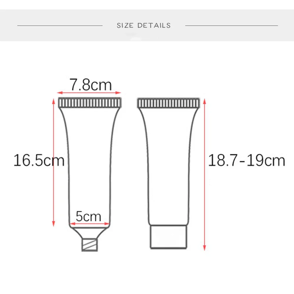 200g Silver Refillable Squeeze Bottle 200ml Empty Cosmetic Container Lotion Hand Cream Soft Tube Aluminum Plastic